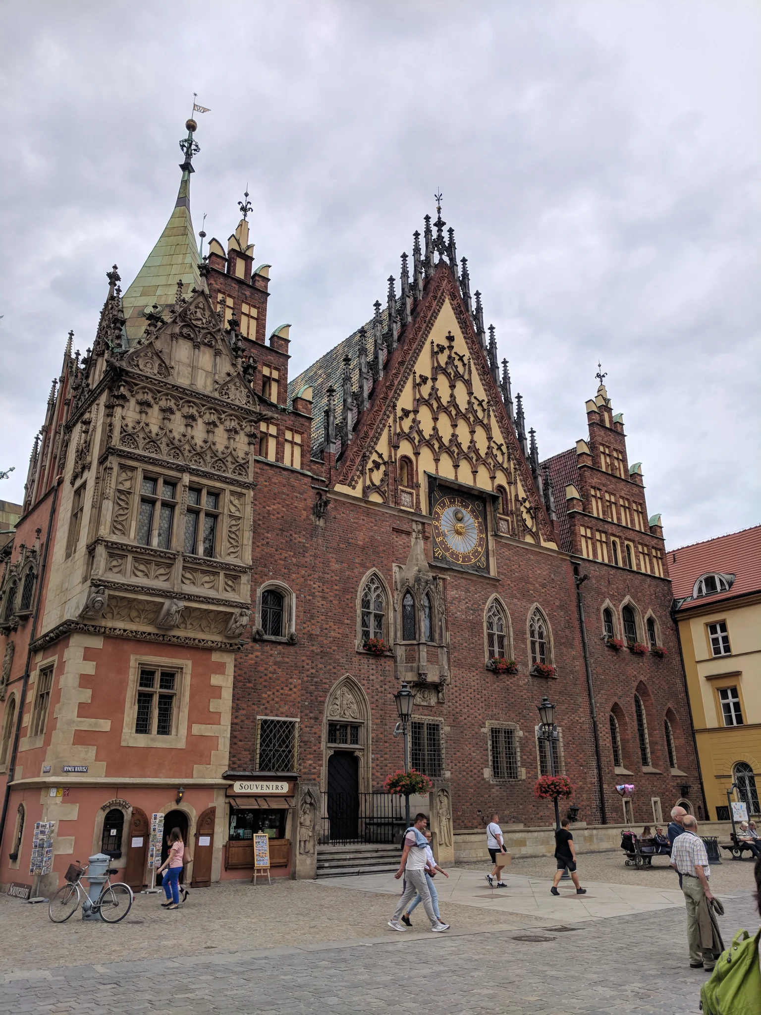 What the old town looks like during in December