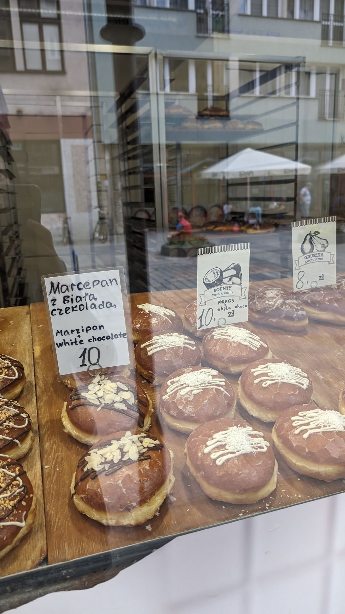 Best restaurants in Wroclaw - a picture of a Polish donut from Paczkarnia