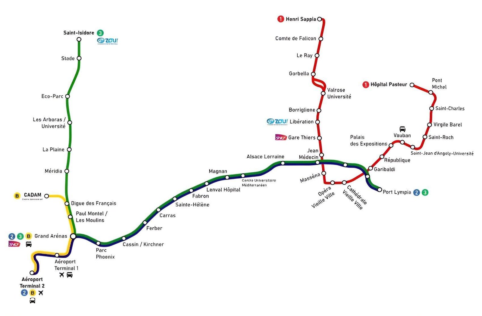 Getting Around Nice: The Complete Transport Guide (2026) - Nice map