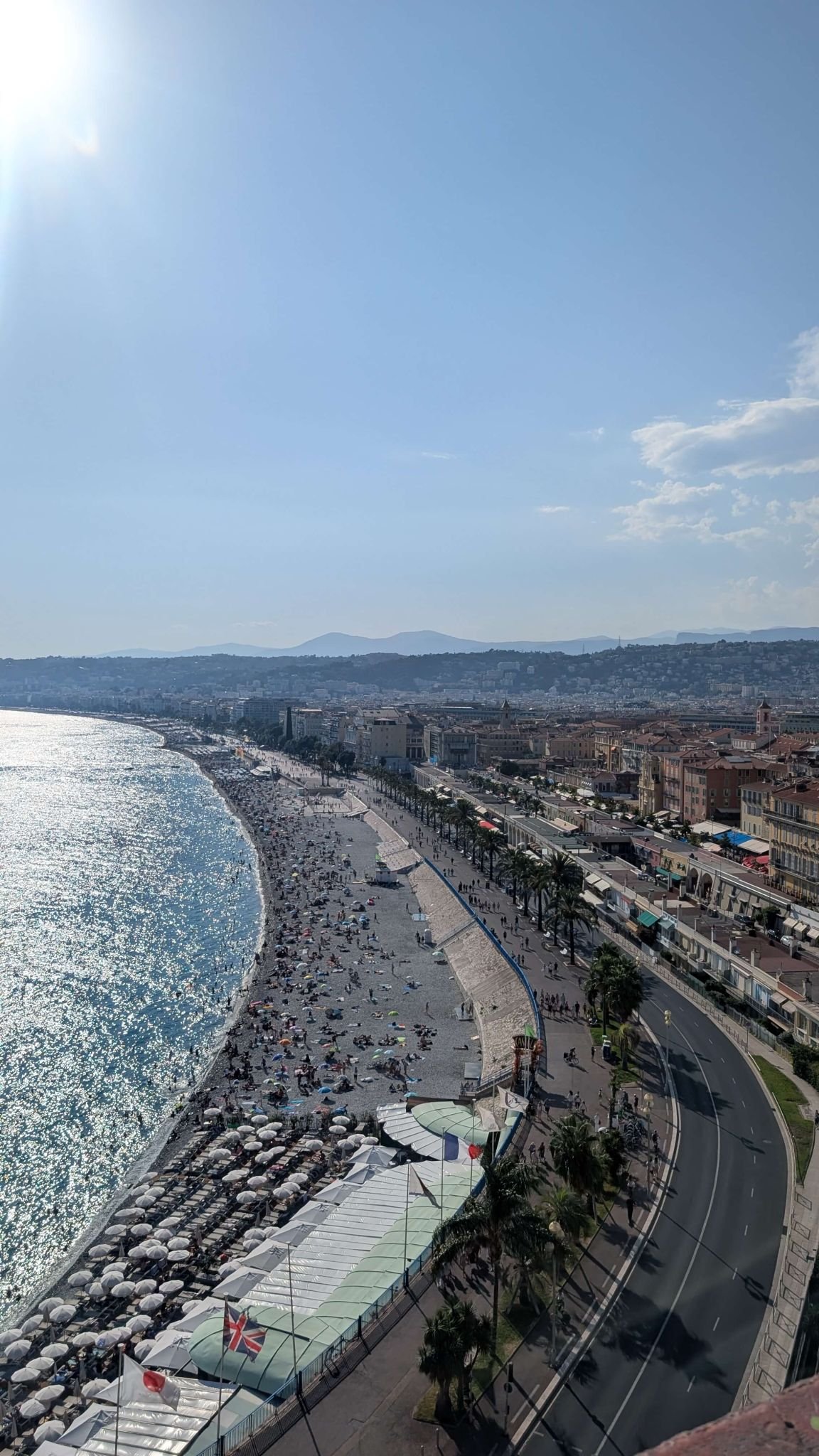 Is Nice, France Worth Visiting? (Read this first) - Views of the Promenade from one of the best viewpoints